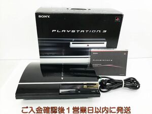 【1円】PS3 本体/箱 セット 60GB ブラック SONY PlayStation3 CECHA00 初期化/動作確認済 プレステ3 K09-663kk/G4