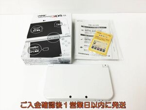 【1円】Newニンテンドー3DSLL 本体 セット ホワイト 任天堂 RED-001 動作確認済 3DS LL H03-151rm/F3