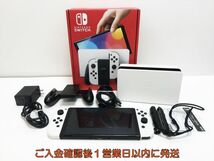 【1円】任天堂 Nintendo Switch 有機ELモデル 本体/箱 セット ホワイト ゲーム機本体 初期化/動作確認済 L07-651yk/G4_画像1