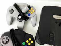 【1円】任天堂 ニンテンドーロクヨン 本体 セット N64 未検品ジャンク コントローラー ACアダプター AVケーブル DC05-034jy/G4_画像4