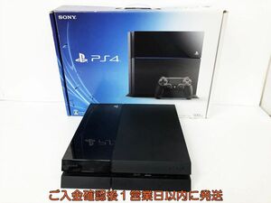 【1円】PS4 本体/箱 セット 500GB ブラック SONY PlayStation4 CUH-1000A 初期化済 未検品ジャンク プレステ4 DC05-037jy/G4