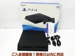 [1 jpy ]PS4 body / box set 500GB black SONY PlayStation4 CUH-2000A the first period ./ operation verification settled PlayStation 4 G01-562os/G4