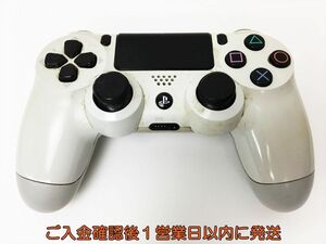 【1円】PS4 純正 ワイヤレスコントローラー DUALSHOCK4 ホワイト SONY Playstation4 未検品ジャンク プレステ4 H02-829rm/F3