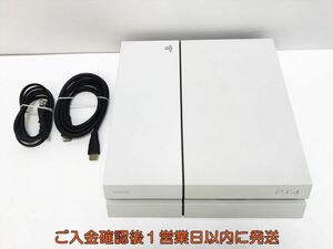 【1円】PS4 本体 500GB ホワイト SONY PlayStation4 CUH-1100A 初期化/動作確認済 プレステ4 FW7.51 H06-014yk/G4
