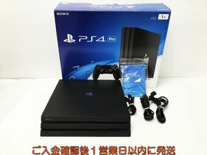 【1円】PS4 Pro 本体/箱 セット 1TB ブラック SONY PlayStation4 CUH-7000B 初期化/動作確認済 プレステ4 G01-560os/G4