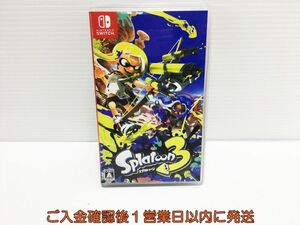 【1円】Switch スプラトゥーン3 スイッチ ゲームソフト 1A0313-682ka/G1
