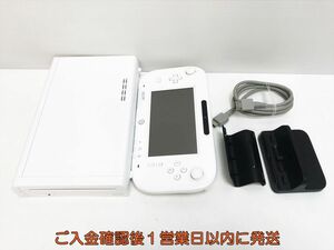 【1円】任天堂 WiiU 本体 セット 32GB ホワイト ニンテンドーWii U 初期化/動作確認済 M05-234yk/G4