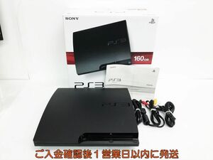 【1円】PS3 本体/箱 セット 160GB ブラック SONY PlayStation3 CECH-3000A 初期化/動作確認済 G05-431os/G4