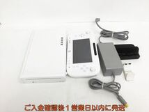 【1円】任天堂 WiiU 本体 セット 32GB ホワイト ニンテンドー　Wii U 初期化/動作確認済 G06-052os/G4_画像1