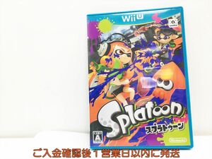 WiiU Splatoon(s pra toe n) game soft 1A0002-079wh/G1