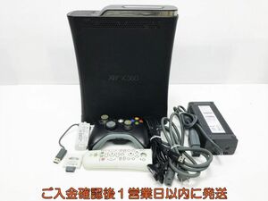 [1 jpy ]XBOX360 CONSOLE body set Microsoft XBOX 360 not yet inspection goods Junk F10-615tm/G4