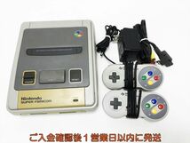 【1円】任天堂 スーパーファミコン SFC 本体/コントローラー セット レトロゲーム機 未検品ジャンク スーファミ F09-734tm/G4_画像1