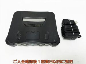 【1円】任天堂 ニンテンドウ64 ニンテンドー64 N64 NUS-001 ゲーム機本体 ブラック 未検品ジャンク F09-739tm/G4