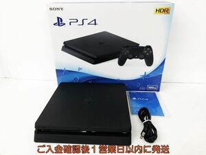 【1円】PS4 本体/外箱 セット 500GB ブラック SONY PlayStation4 CUH-2200A 動作確認済 内箱なし FW8.03 DC08-579jy/G4