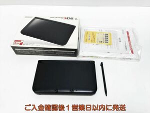 【1円】ニンテンドー3DSLL 本体 ブラック 任天堂 SPR-001 初期化/動作確認済 3DS LL 画面ヤケ H05-477yk/F3