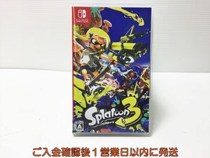 【1円】Switch スプラトゥーン3 スイッチ ゲームソフト 1A0119-632ka/G1