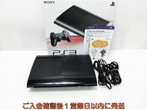 【1円】PS3 本体/箱 セット 500GB ブラック SONY PlayStation3 CECH-4000C 初期化/動作確認済 プレステ3 L03-687tm/G4