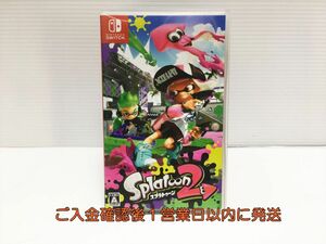 【1円】Switch Splatoon 2 (スプラトゥーン2) ゲームソフト 状態良好 1A0205-358mm/G1