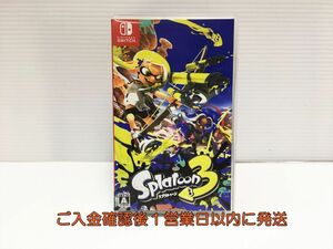 【1円】Switch スプラトゥーン3 ゲームソフト 状態良好 1A0205-361mm/G1