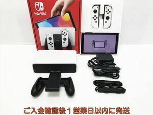 【1円】任天堂 有機ELモデル Nintendo Switch 本体 セット ホワイト 初期化/動作確認済 スイッチ G02-095tm/G4