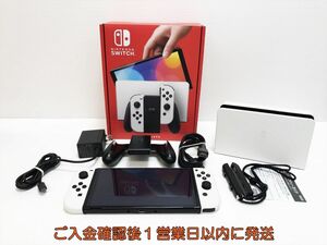 【1円】任天堂 Nintendo Switch 有機ELモデル 本体/箱 セット ホワイト ゲーム機本体 初期化/動作確認済 L05-582yk/G4