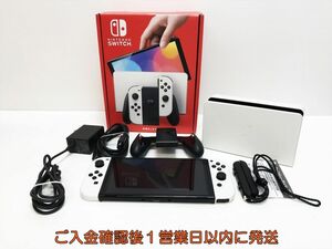 【1円】任天堂 Nintendo Switch 有機ELモデル 本体/箱 セット ホワイト ゲーム機本体 初期化/動作確認済 L05-581yk/G4