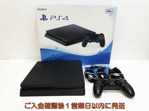 【1円】PS4 本体 セット 500GB ブラック SONY PlayStation4 CUH-2000A 初期化/動作確認済 プレステ4 FW9.60 G10-010yk/G4