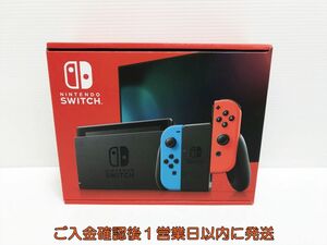 未使用 任天堂 新モデル Nintendo Switch 本体 セット ネオンブルー/ネオンレッド スイッチ 新型 L05-585yk/G4