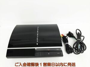 [1 jpy ]PS3 body 40GB black SONY PlayStation3 CECHH00 the first period ./ operation verification settled PlayStation 3 G04-315os/G4