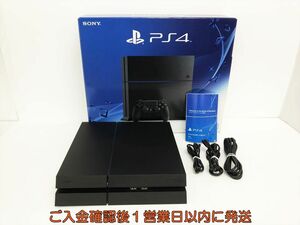 【1円】PS4 本体/箱 セット 500GB ブラック SONY PlayStation4 CUH-1200A 初期化/動作確認済 プレステ4 M06-443os/G4