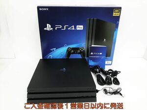 [1 иен ]PS4 Pro корпус / коробка комплект 1TB черный SONY Playstation4 CUH-7100B первый период ./ рабочее состояние подтверждено FW8.00 M06-442os/G4