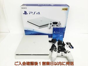 【1円】PS4 本体 セット 500GB ホワイト SONY PlayStation4 CUH-2200A 初期化/動作確認済 プレステ4 M06-448os/G4