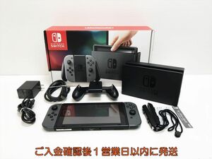 【1円】任天堂 Nintendo Switch 本体 セット グレー ニンテンドースイッチ 初期化/動作確認済 L05-591yk/G4