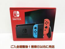 未使用 任天堂 新モデル Nintendo Switch 本体 セット ネオンブルー/ネオンレッド スイッチ 新型 L05-586yk/G4_画像1
