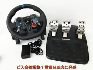 [1 jpy ]Logicool G G29 driving force racing wheel LPRC-15000 operation verification settled PS4 PS3 DC08-588jy/G4