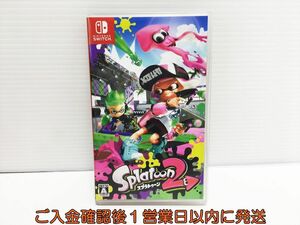 【1円】switch Splatoon 2 (スプラトゥーン2) ゲームソフト 状態良好 Nintendo スイッチ 1A0003-889ek/G1