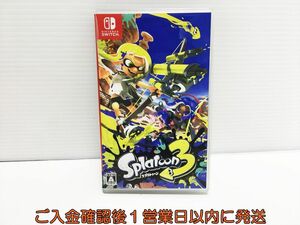 【1円】switch スプラトゥーン3 ゲームソフト 状態良好 Nintendo スイッチ 1A0003-893ek/G1