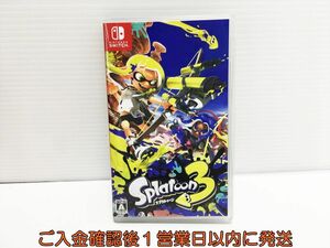 【1円】switch スプラトゥーン3 ゲームソフト 状態良好 Nintendo スイッチ 1A0003-894ek/G1