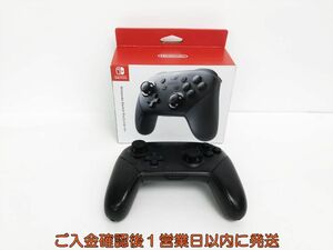 [1 jpy ] nintendo original Nintendo Switch Pro controller black not yet inspection goods Junk Nintendo switch J07-414sy/F3