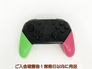 [1 jpy ] nintendo original Nintendo Switch Pro controller s pra toe n2 edition not yet inspection goods Junk J07-416sy/F3
