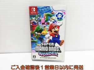 [1 jpy ]switch Super Mario Brothers wonder game soft condition excellent Nintendo switch 1A0003-906ek/G1