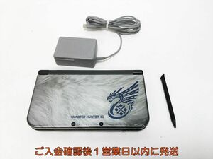 [1 jpy ]New Nintendo 3DSLL body Monstar Hunter 4G special pack set the first period ./ operation verification settled 3DS LL H05-531yk/F3