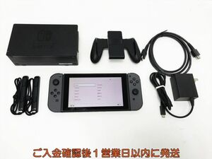 【1円】任天堂 新モデル Nintendo Switch 本体 セット グレー 初期化/動作確認済 スイッチ 新型 L08-003tm/F3