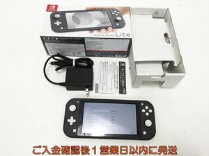 【1円】任天堂 Nintendo Switch Lite 本体 セット グレー 初期化/動作確認済 スイッチライト L08-011tm/F3