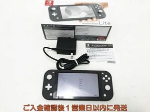 【1円】任天堂 Nintendo Switch Lite 本体 セット グレー 初期化/動作確認済 2023年製 スイッチライト L08-012tm/F3