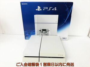 【1円】PS4 本体/箱 セット 500GB ホワイト SONY PlayStation4 CUH-1200A 初期化済 未検品ジャンク プレステ4 DC06-416jy/G4
