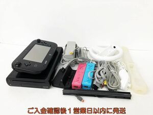 [1 jpy ] nintendo WiiU body peripherals set sale set not yet inspection goods Junk Nintendo Wii U remote control steering wheel etc. DC06-420jy/G4