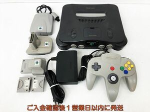 [1 jpy ] nintendo Nintendo rokyon body peripherals set sale set N64 not yet inspection goods Junk DC08-592jy/G4