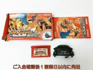 【1円】ゲームボーイアドバンス ポケットモンスター ファイアレッド ソフト アダプタ付き 箱傷みあり 内箱欠品 H03-197rm/F3