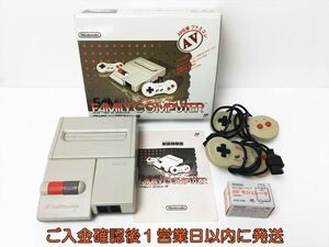 【1円】任天堂 ファミリーコンピュータ 本体 セット AV使用 ファミコン HVC-NFF 未検品ジャンク FC H03-206rm/G4